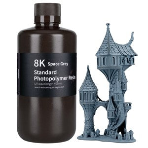 8K Standard resin Space Grey 1KG