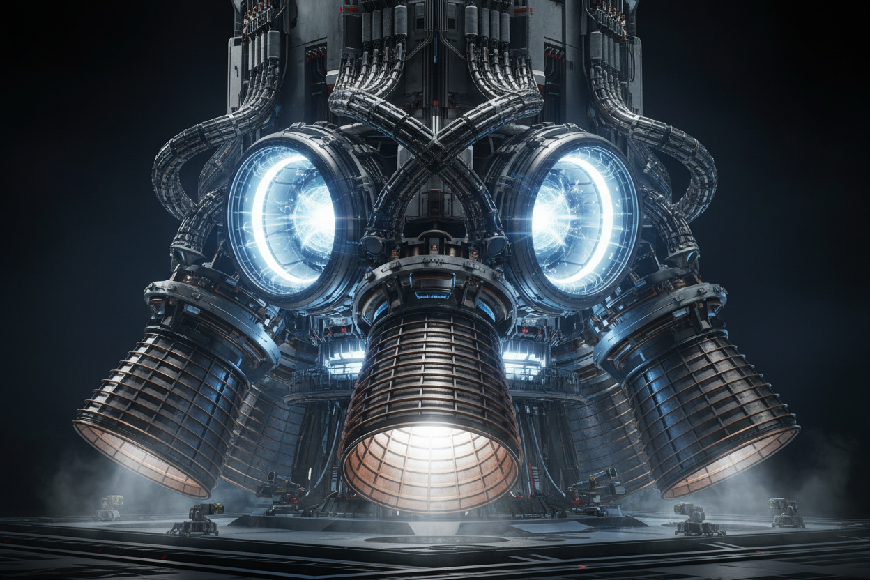 Ground Space Launch Fusion Rocket Engine
